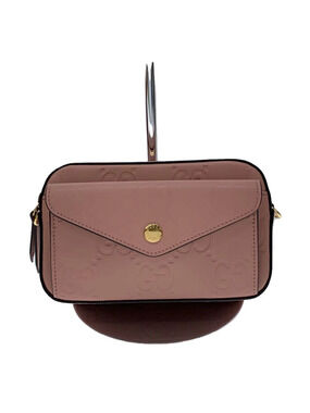 Gucci Jumbo GG embossed chain shoulder bag Leather Pink